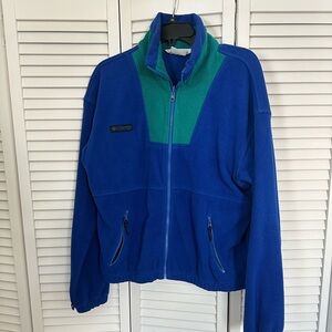 Columbia Youth 18/20 Blue and Teal Performance Jacket